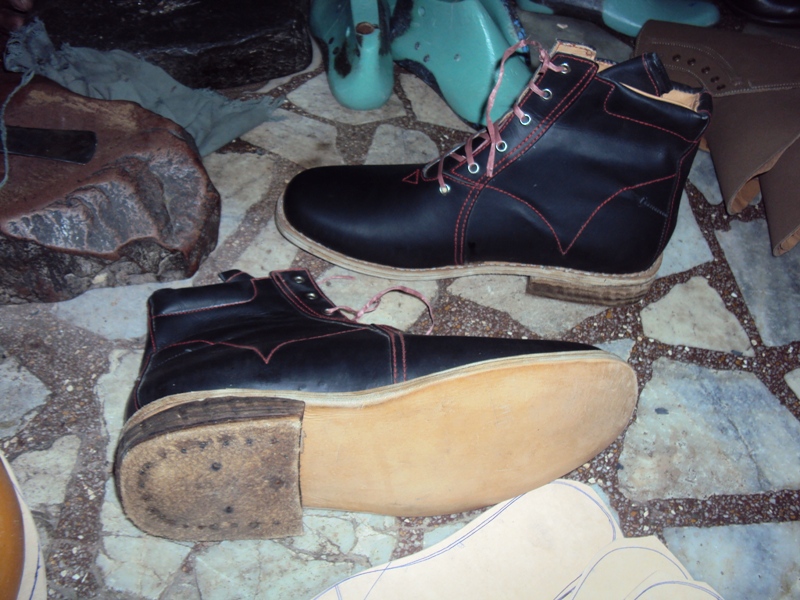 Leather Heel Set Up